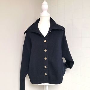 Zara button front sweater
